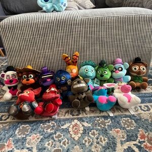 FNAF Plushie Lot Five Night at Freddys Total 14 Plush